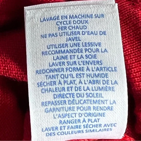 BODEN Red Noelle Knit Wool Long Sleeve Dress - Picture 9 of 11